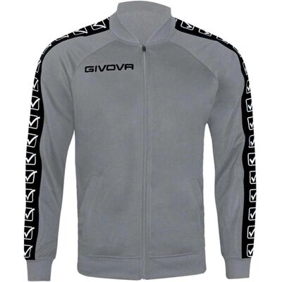 Givova Blauwe College Streep Trainingsjas - Sportkleding Givova Blauwe College Streep Trainingsjas - Sportkleding