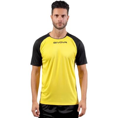 GIVOVA Gelbe Kinder Fußball T-Shirt - Sportswear GIVOVA Gelbe Kinder Fußball T-Shirt - Sportswear