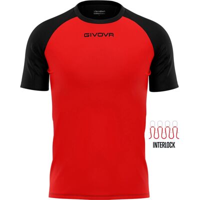 GIVOVA Camiseta de Futebol Vermelha para Crianças - Roupa Esportiva GIVOVA Camiseta de Futebol Vermelha para Crianças - Roupa Esportiva
