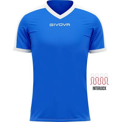 Camiseta Givova Revolution Azul XS Camiseta Givova Revolution Azul XS