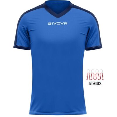 Conjunto de Futebol Givova Revolution - Azul Marinho 3XS Conjunto de Futebol Givova Revolution - Azul Marinho 3XS