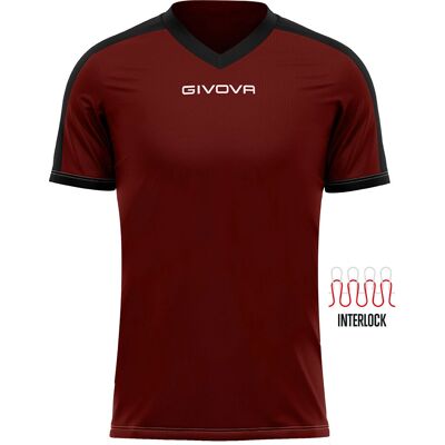 GIVOVA Revolution Camiseta Slim Vermelha - Roupa Esportiva GIVOVA Revolution Camiseta Slim Vermelha - Roupa Esportiva
