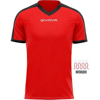 Givova - MAC041210 - Vermelho - M - Football Jersey Givova - MAC041210 - Vermelho - M - Football Jersey