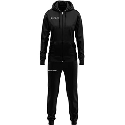Tuta Sportiva GIVOVA Donna Nera - Sportswear Tuta Sportiva GIVOVA Donna Nera - Sportswear