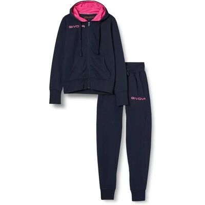 GIVOVA Women’s 2XL Grey Fleece Tracksuit GIVOVA Women’s 2XL Grey Fleece Tracksuit