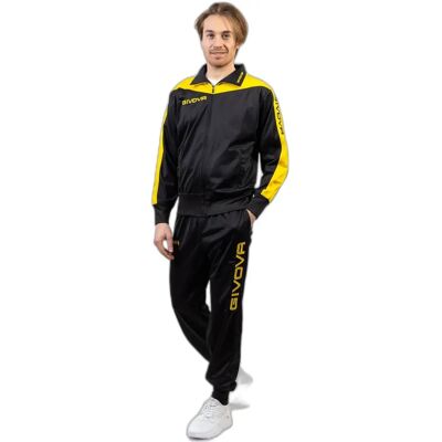 Tuta GIVOVA da Uomo - Abbigliamento Sportivo Nero Tuta GIVOVA da Uomo - Abbigliamento Sportivo Nero