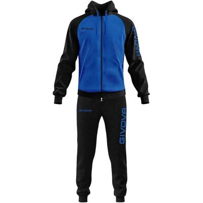 GIVOVA Unisex Blauw Trainingspak - Sportkleding GIVOVA Unisex Blauw Trainingspak - Sportkleding