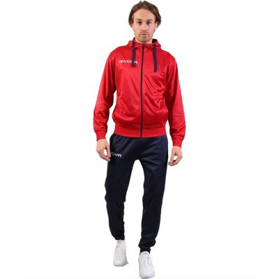 GIVOVA 3XL Rode Hoodie Jas - Jassen GIVOVA 3XL Rode Hoodie Jas - Jassen
