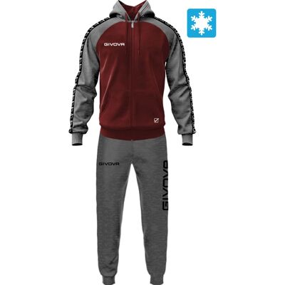 GIVOVA Modello M - Tuta in pile di cotone e poliestere per uomo - Clima freddo GIVOVA Modello M - Tuta in pile di cotone e poliestere per uomo - Clima freddo