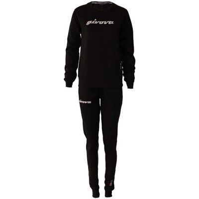Givova Tuta Nera - Abbigliamento Sportivo Donna Givova Tuta Nera - Abbigliamento Sportivo Donna
