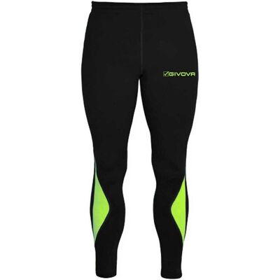 Givova LR03-1019 Running Pants - Black - 3X-Large Givova LR03-1019 Running Pants - Black - 3X-Large