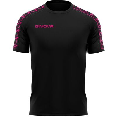 GIVOVA L Orange Kurze Ärmel Polyester Logo T-Shirt - T-Shirt GIVOVA L Orange Kurze Ärmel Polyester Logo T-Shirt - T-Shirt