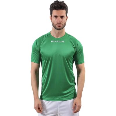 GIVOVA Capo 2XL Zwart Sport T-Shirt - Sportkleding GIVOVA Capo 2XL Zwart Sport T-Shirt - Sportkleding