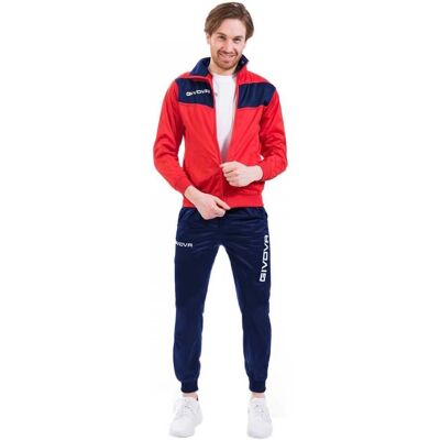 Givova Visa Tracksuit - Polyester 220gsm - Full Zip - Sportswear Givova Visa Tracksuit - Polyester 220gsm - Full Zip - Sportswear