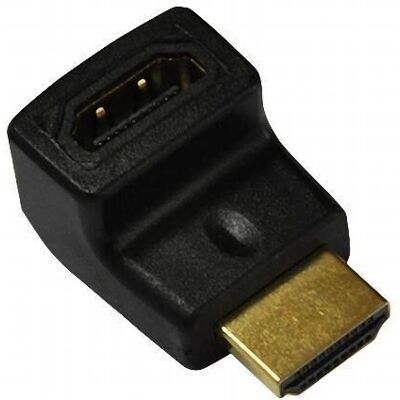 Nilox - HDMI 19 M/F - 90° - Nero - Adattatore HDMI Nilox - HDMI 19 M/F - 90° - Nero - Adattatore HDMI
