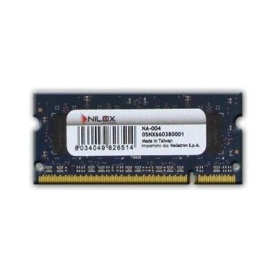 Nilox - DDR2 1GB 800MHz - 200-pin - SO-DIMM - Modulo di memoria Nilox - DDR2 1GB 800MHz - 200-pin - SO-DIMM - Modulo di memoria