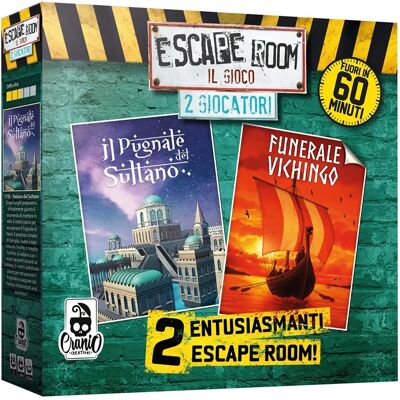 Cranio Creations - Escape Room - Zwei Spieler Orient: Das Dolch des Sultans - Wikinger Begräbnis Brettspiel Cranio Creations - Escape Room - Zwei Spieler Orient: Das Dolch des Sultans - Wikinger Begräbnis Brettspiel