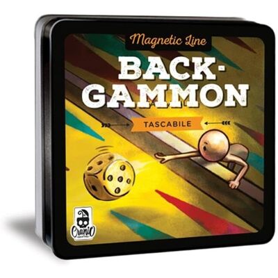 Ligne Magnétique - Backgammon portable - Édition italienne - Publicité Ligne Magnétique - Backgammon portable - Édition italienne - Publicité