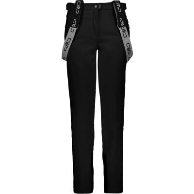 Salopette de ski softshell CMP pour femme - Noir - Modèle U901 - Publicité Salopette de ski softshell CMP pour femme - Noir - Modèle U901 - Publicité