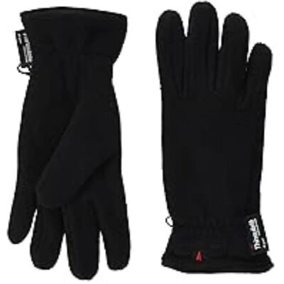 Gants en Fleece CMP Noirs - Gants pour Ski et Randonnée Gants en Fleece CMP Noirs - Gants pour Ski et Randonnée