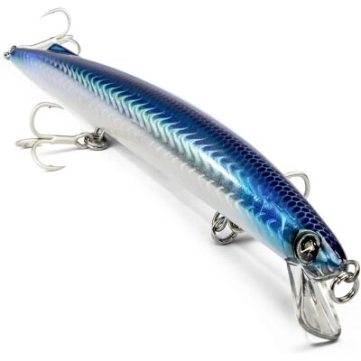 Seaspin Mommotti 190 S Blue Long Jerk Saltwater Lure - Fishing Lure Seaspin Mommotti 190 S Blue Long Jerk Saltwater Lure - Fishing Lure