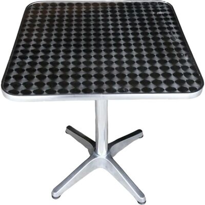 GARDENESS Quadratischer wasserfester Aluminium-Outdoor-Tisch 60x60 GARDENESS Quadratischer wasserfester Aluminium-Outdoor-Tisch 60x60