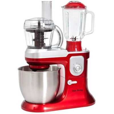 INNOLIVING INN-721 - Rouge - Robot de cuisine - Publicité INNOLIVING INN-721 - Rouge - Robot de cuisine - Publicité
