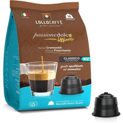 Lollo Caffè - Lollo Classico - Dolce-Gusto Compatible - Publicité Lollo Caffè - Lollo Classico - Dolce-Gusto Compatible - Publicité