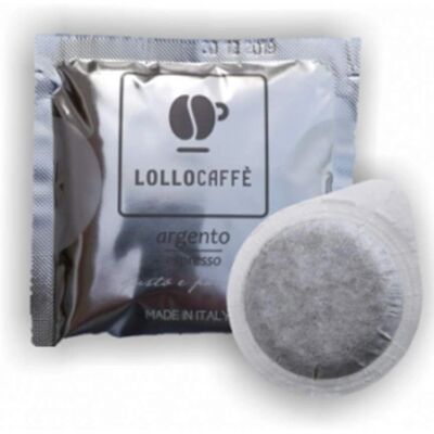 Lollocaffè Lollocaffe Argento 150 Dosettes ESE Compostables - Capsules de café - Publicité Lollocaffè Lollocaffe Argento 150 Dosettes ESE Compostables - Capsules de café - Publicité
