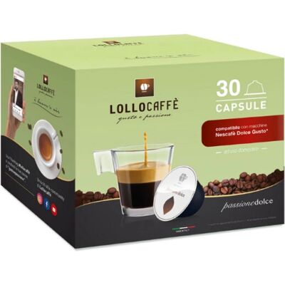 Lollo Caffe 32416201615 Capsules de café - Riche & Intense - Publicité Lollo Caffe 32416201615 Capsules de café - Riche & Intense - Publicité