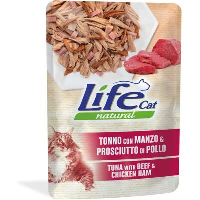 LIFECAT Cibo Naturale per Gatti - 70g in Gelatina LIFECAT Cibo Naturale per Gatti - 70g in Gelatina