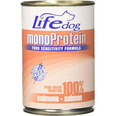 Life Pet Care Cibo Umido Monoproteico Salmone 400g Life Pet Care Cibo Umido Monoproteico Salmone 400g