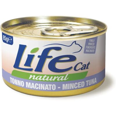 Life Gatto, Lattina Naturale 85g - Tonno Finemente Macinato - Cibo per gatti Life Gatto, Lattina Naturale 85g - Tonno Finemente Macinato - Cibo per gatti