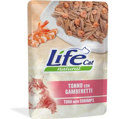 Life Pet Care Natuurlijke Kat Tonijn Garnalen Gelatine Verpakking 70g Life Pet Care Natuurlijke Kat Tonijn Garnalen Gelatine Verpakking 70g