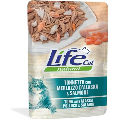 Life Petcare Life Kat Natuur Tonijn Kabeljauw in Gelatine 70g - Kattenvoer Life Petcare Life Kat Natuur Tonijn Kabeljauw in Gelatine 70g - Kattenvoer