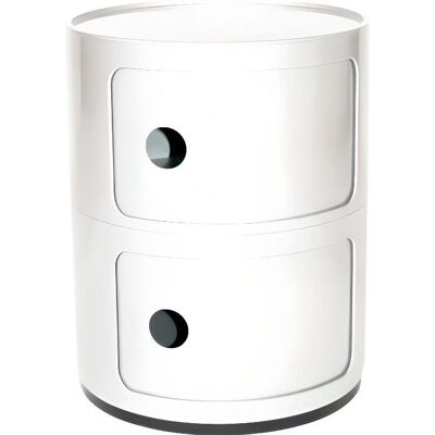 Kartell Weiße Componibili Stauraum - Modernes Modulsystem Kartell Weiße Componibili Stauraum - Modernes Modulsystem