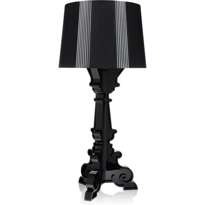 Lámpara de mesa negra ajustable Bourgie de Kartell - Diseño clásico y moderno Lámpara de mesa negra ajustable Bourgie de Kartell - Diseño clásico y moderno