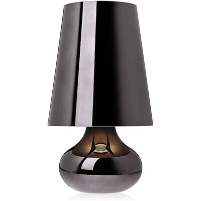 Lampe de Table Kartell Cindy - Design Vintage Années 70 - Gris Métallique - Publicité Lampe de Table Kartell Cindy - Design Vintage Années 70 - Gris Métallique - Publicité