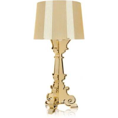 Lampa Stołowa Złota Bourgie od Kartell - Styl Barokowy, Regulowana Wysokość Lampa Stołowa Złota Bourgie od Kartell - Styl Barokowy, Regulowana Wysokość