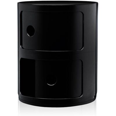 Kartell Czarny Modularny Szafka - Componibili 4966 - Meble do Przechowywania Kartell Czarny Modularny Szafka - Componibili 4966 - Meble do Przechowywania