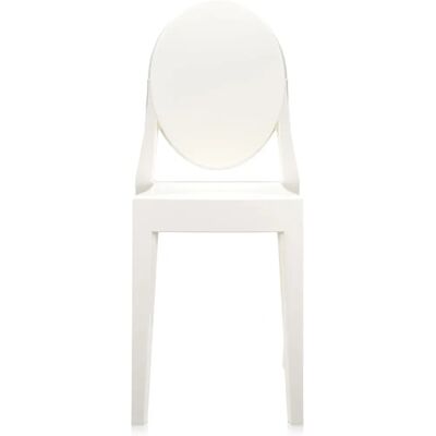 Chaise blanche Kartell G4857E5 - Restaurant / Salle à manger - Publicité Chaise blanche Kartell G4857E5 - Restaurant / Salle à manger - Publicité