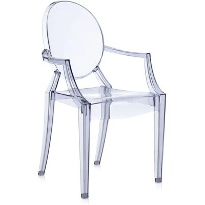 Kartell Louis Ghost Eisblau - Stuhl Kartell Louis Ghost Eisblau - Stuhl