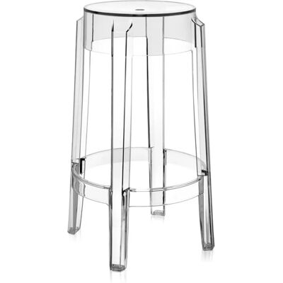 Kartell 04898B4 Transparenter Stapelbarer Esstischhocker - Esstool Kartell 04898B4 Transparenter Stapelbarer Esstischhocker - Esstool