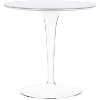 Kartell Tip Top Weiß Leichtgewicht Beistelltisch - Tisch Kartell Tip Top Weiß Leichtgewicht Beistelltisch - Tisch