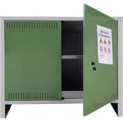 Iperbriko Pratiko Gabinete de almacenamiento - 2 puertas 80cm alto Iperbriko Pratiko Gabinete de almacenamiento - 2 puertas 80cm alto