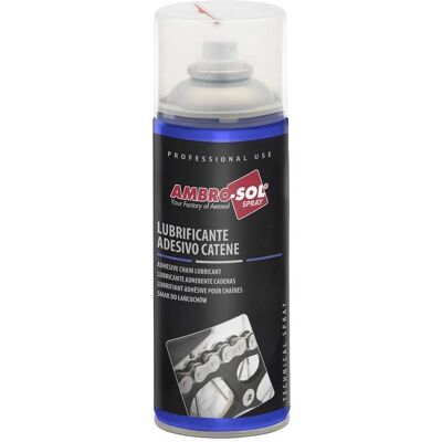 Ambro-Sol - Lubrifiant chaîne - 400 ml - pour chaînes - Spray lubrifiant - Publicité Ambro-Sol - Lubrifiant chaîne - 400 ml - pour chaînes - Spray lubrifiant - Publicité