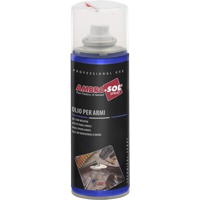 Huile pour armes Ambro-Sol - 200ml Spray - Publicité Huile pour armes Ambro-Sol - 200ml Spray - Publicité