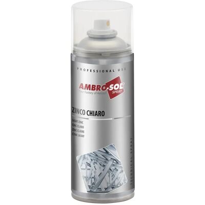 Spray de Zinc Ambrosol Gris Clair - Peinture en aérosol - Publicité Spray de Zinc Ambrosol Gris Clair - Peinture en aérosol - Publicité