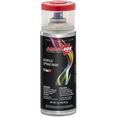 Peinture en spray acrylique Ambro-Sol Rouge RAL 3020 - Intérieur & Extérieur - Publicité Peinture en spray acrylique Ambro-Sol Rouge RAL 3020 - Intérieur & Extérieur - Publicité