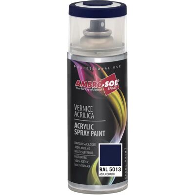 Spray di vernice acrilica Ambro-Sol Blu Cobalto - Multiuso, 400ml Spray di vernice acrilica Ambro-Sol Blu Cobalto - Multiuso, 400ml